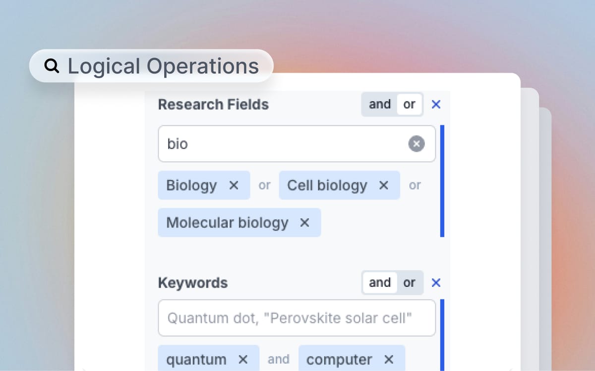 Smart and Precise Paper Search : Scinapse's Logical Operations & Keyword Search Update